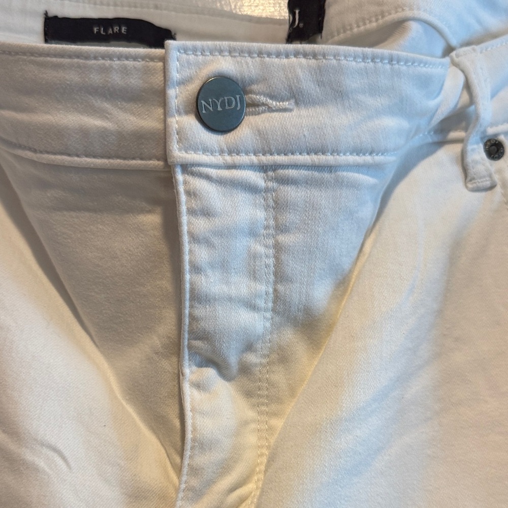 NYDJ White Flare Jeans